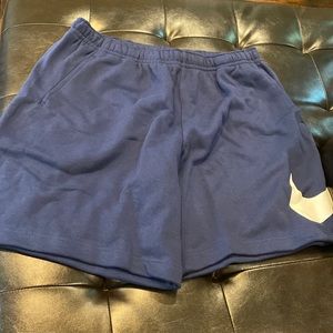 Blue Nike shorts